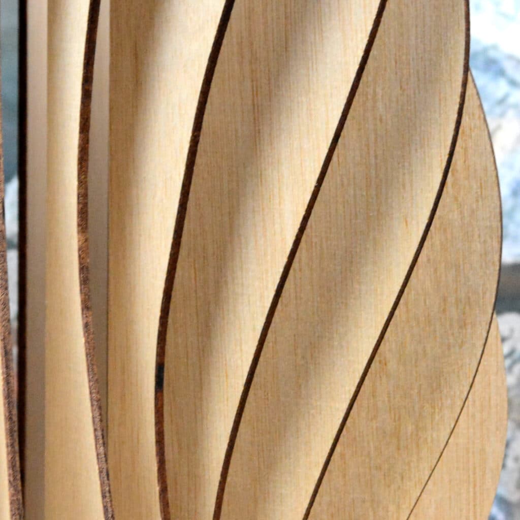 Smooth edge guarantee from Tawny Barn Laser Cutting